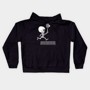 tenis skeleton halloween Kids Hoodie